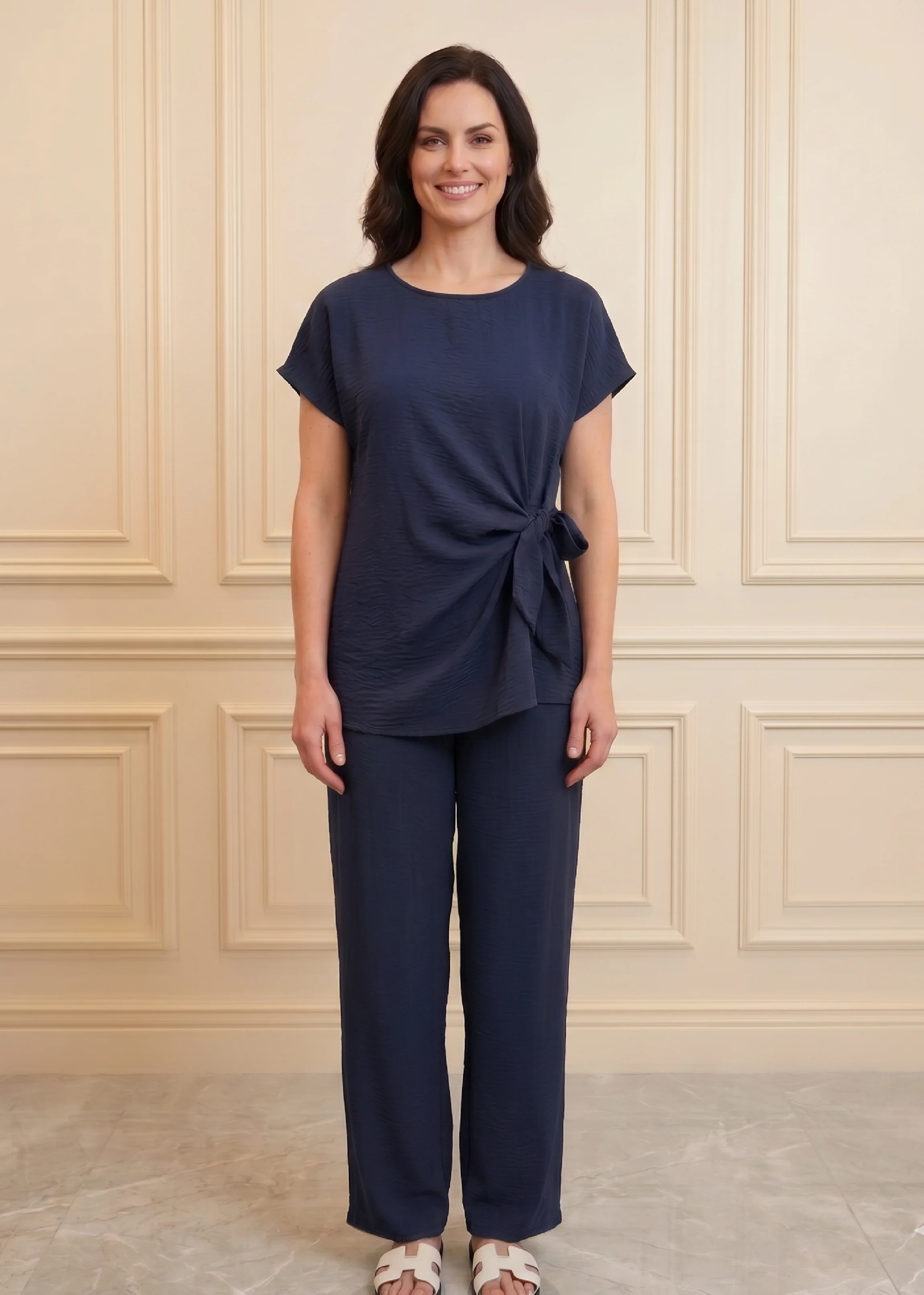 Attracta Navy Side Knot Set - Image 3