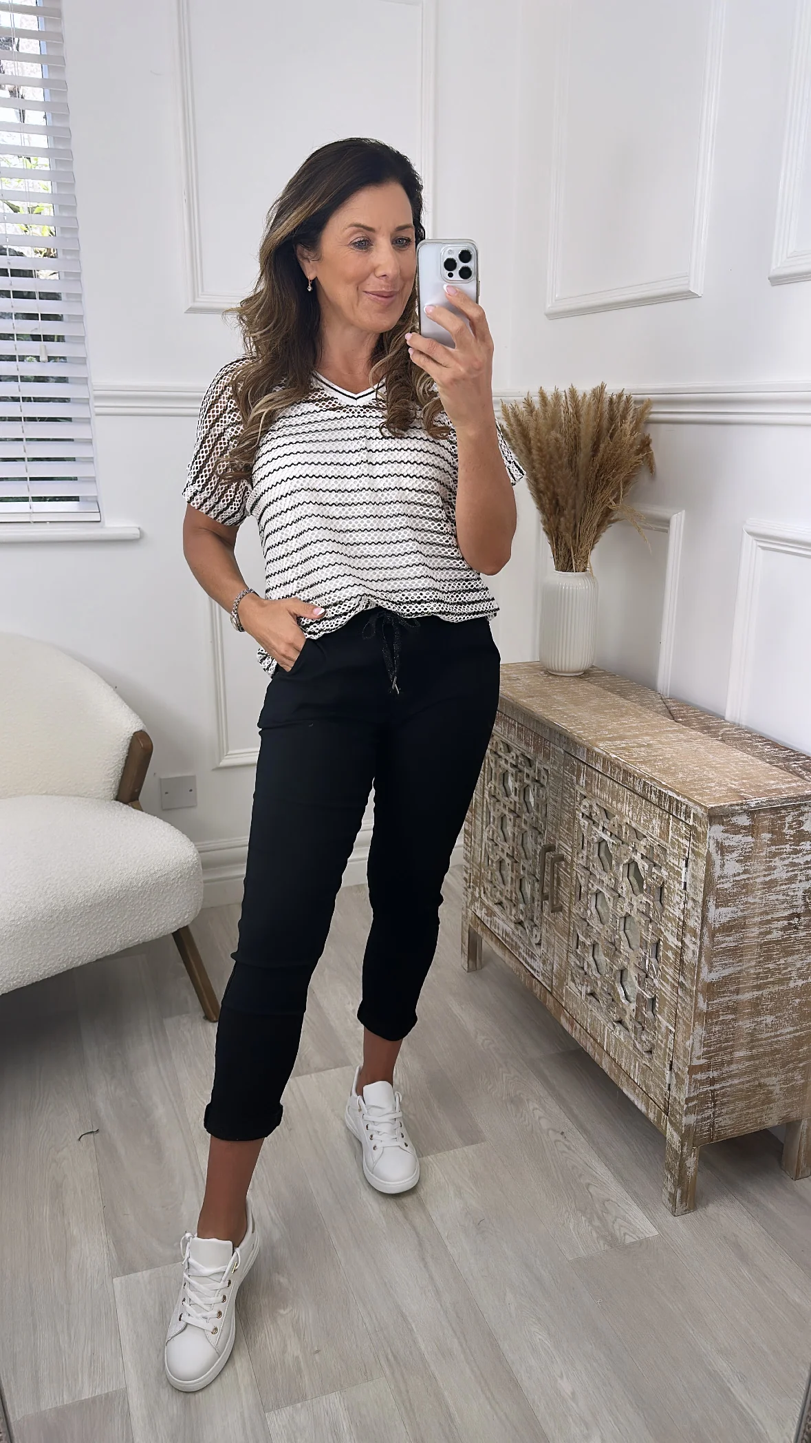 Caroline Black Chino Joggers - Image 8