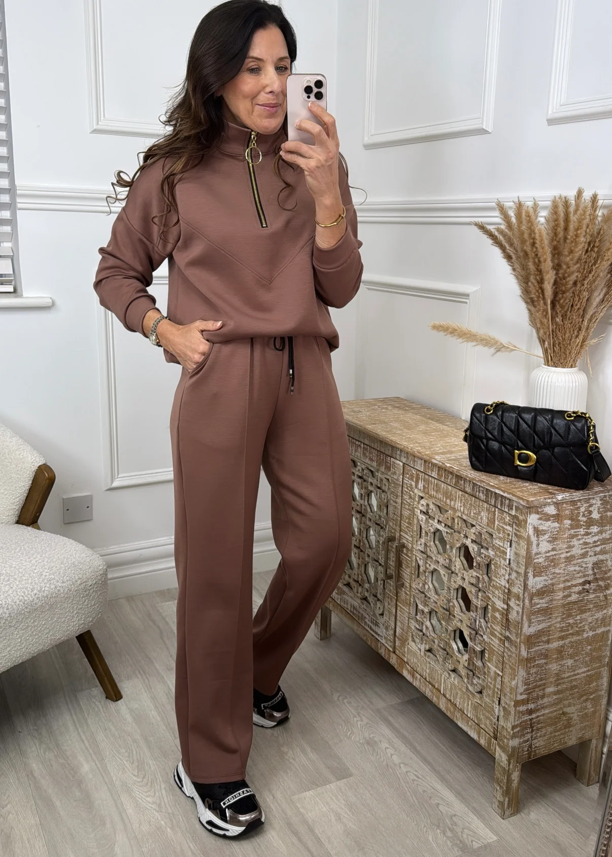 Daisy Mocha Seam Detail Set - Image 3