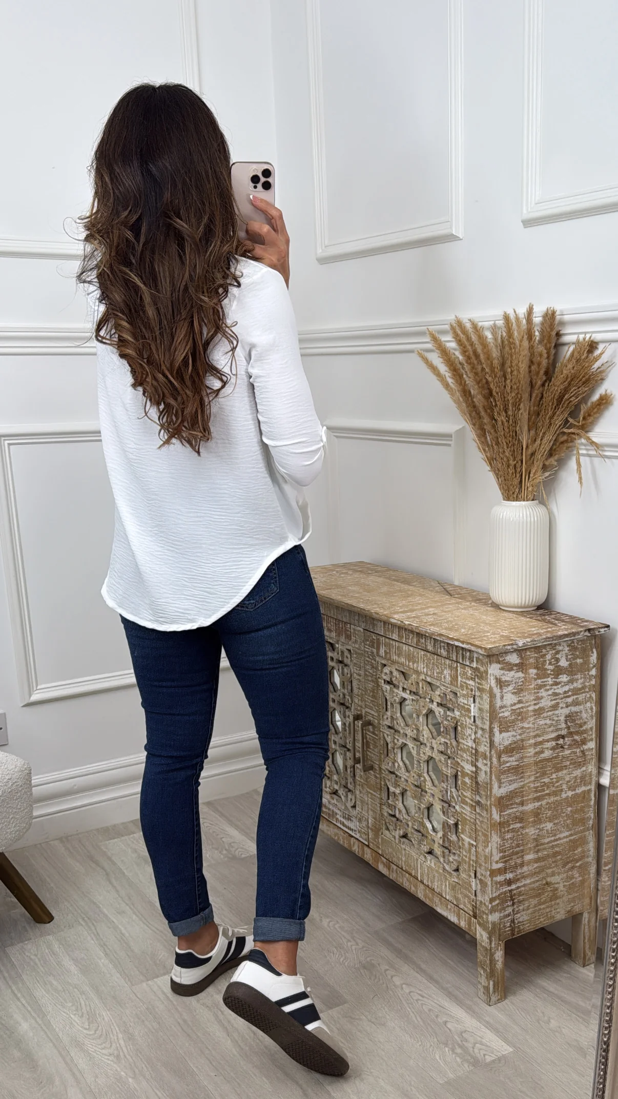 Darcy Vanilla Wrap Blouse - Image 5