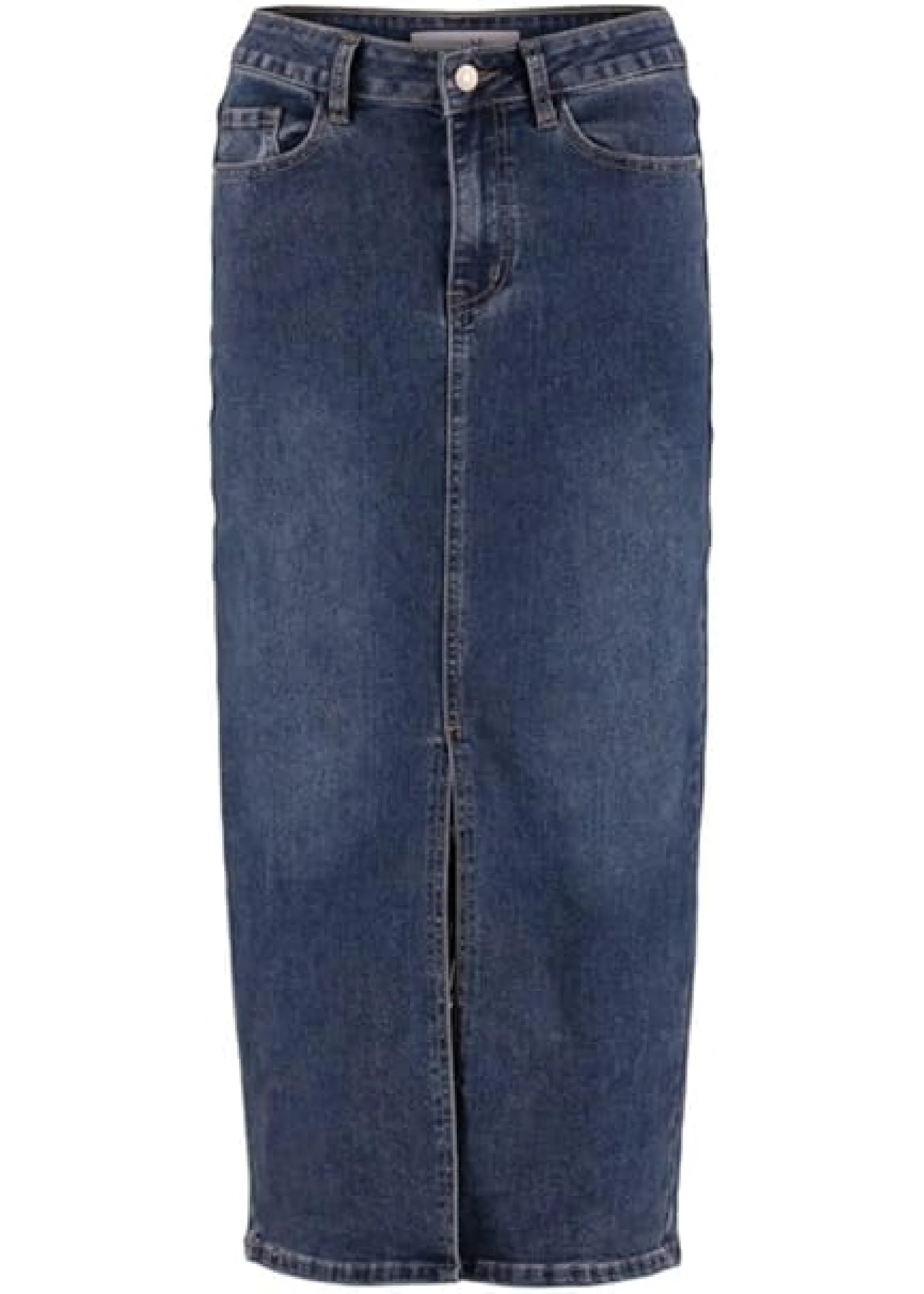 Della Blue Denim Midi Skirt - Image 5