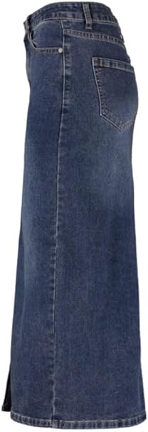 Della Blue Denim Midi Skirt - Image 7