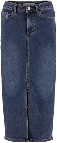 Della Blue Denim Midi Skirt - Image 8