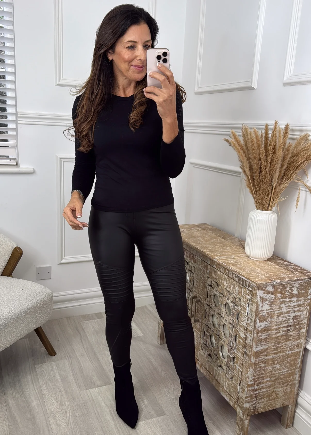 Devlin Black Basic Top - Image 2