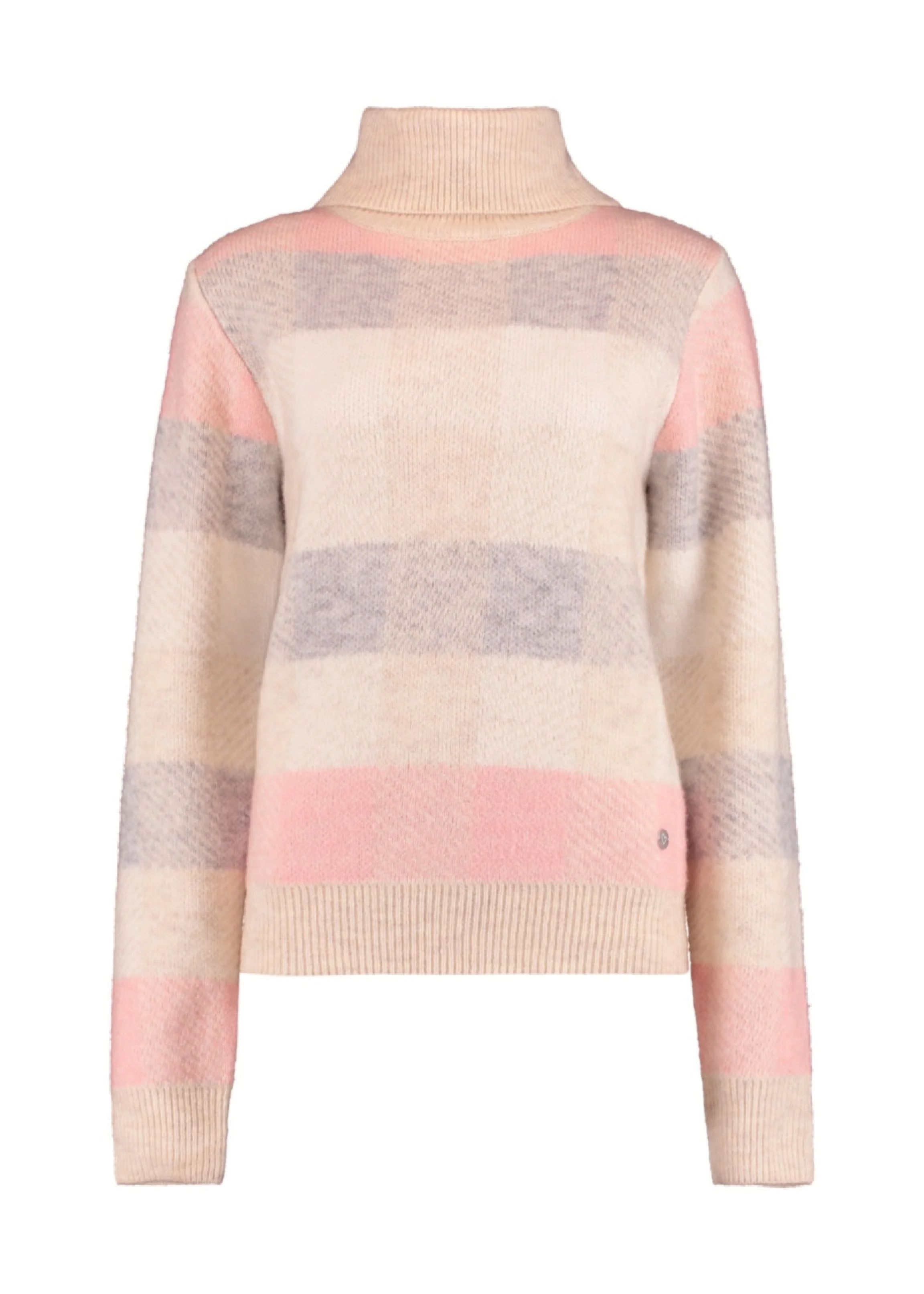 Finna Pink Check Pullover - Image 5
