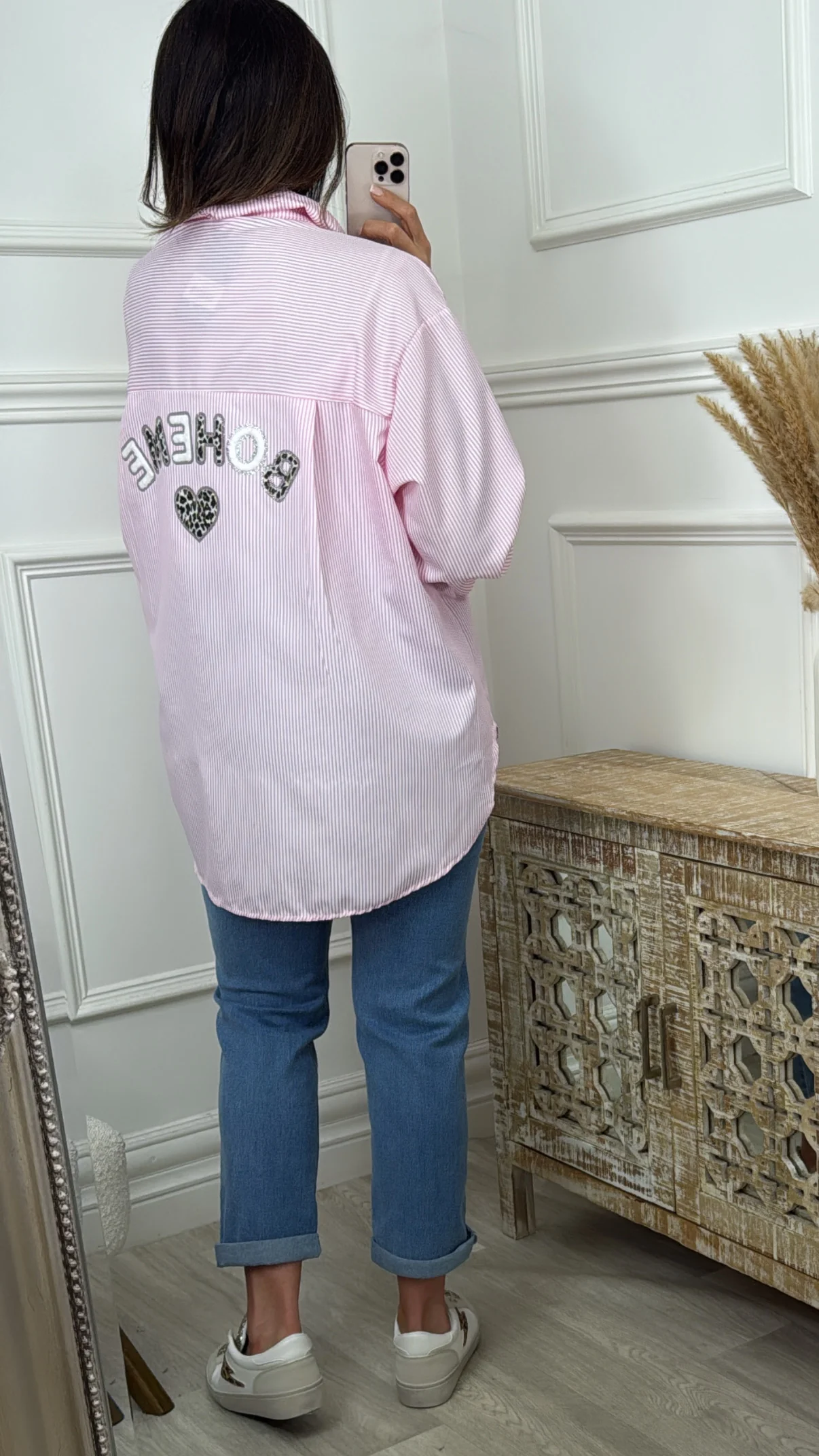 Greta Pink Boheme Shirt - Image 3