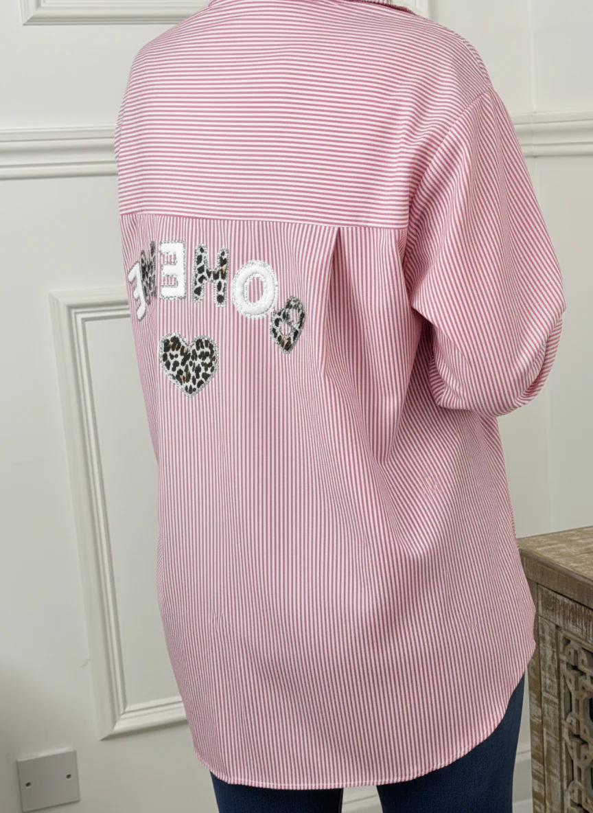 Greta Pink Boheme Shirt - Image 5
