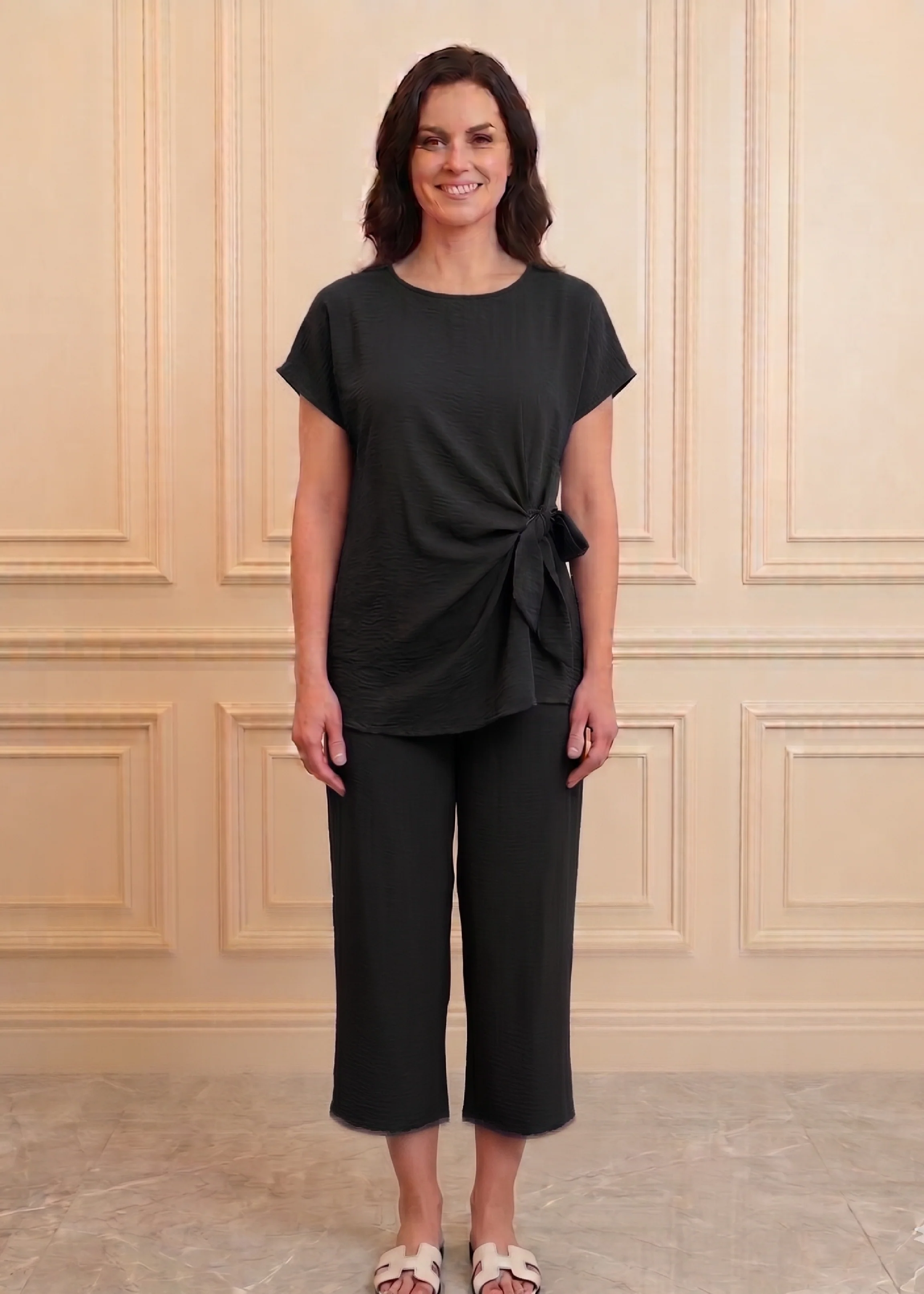 Hilary Black Side Knot Set - Image 4