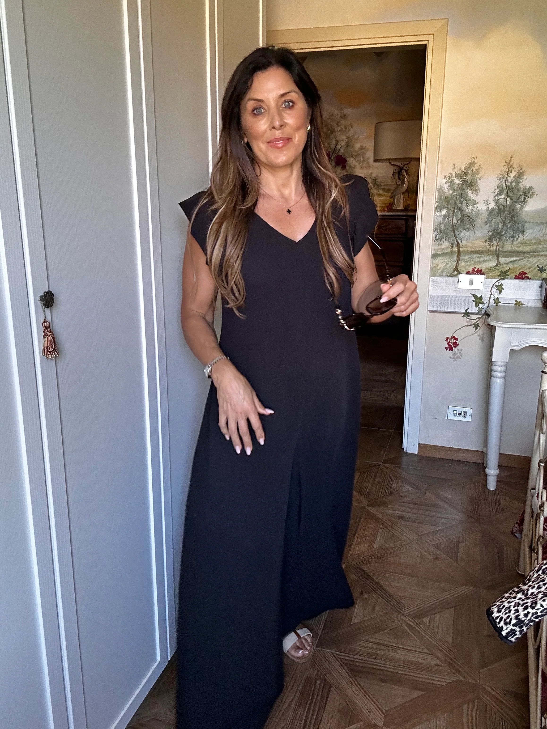 Justine Black Frill Sleeve Jumpsuit - Image 5