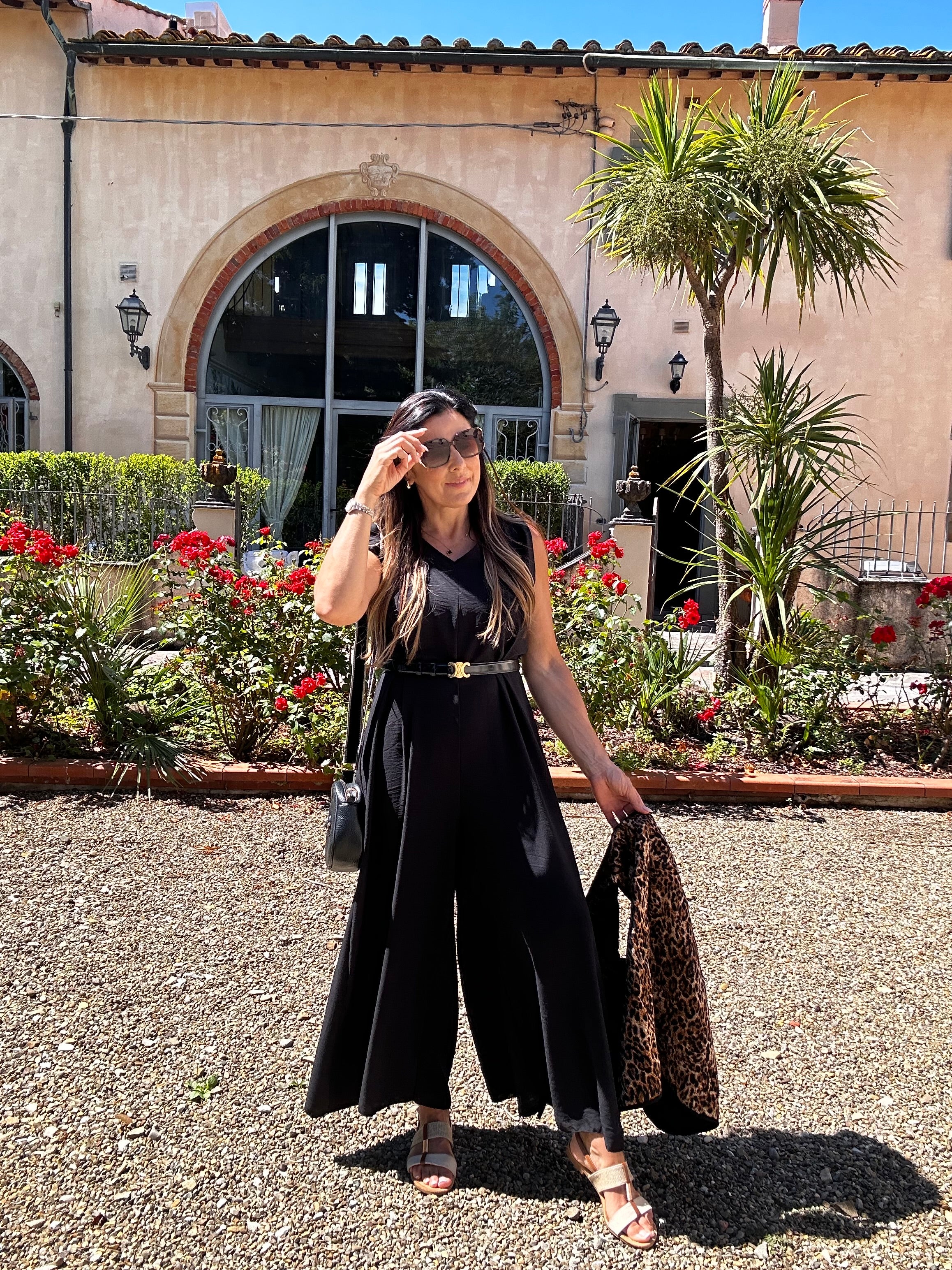 Justine Black Frill Sleeve Jumpsuit - Image 8