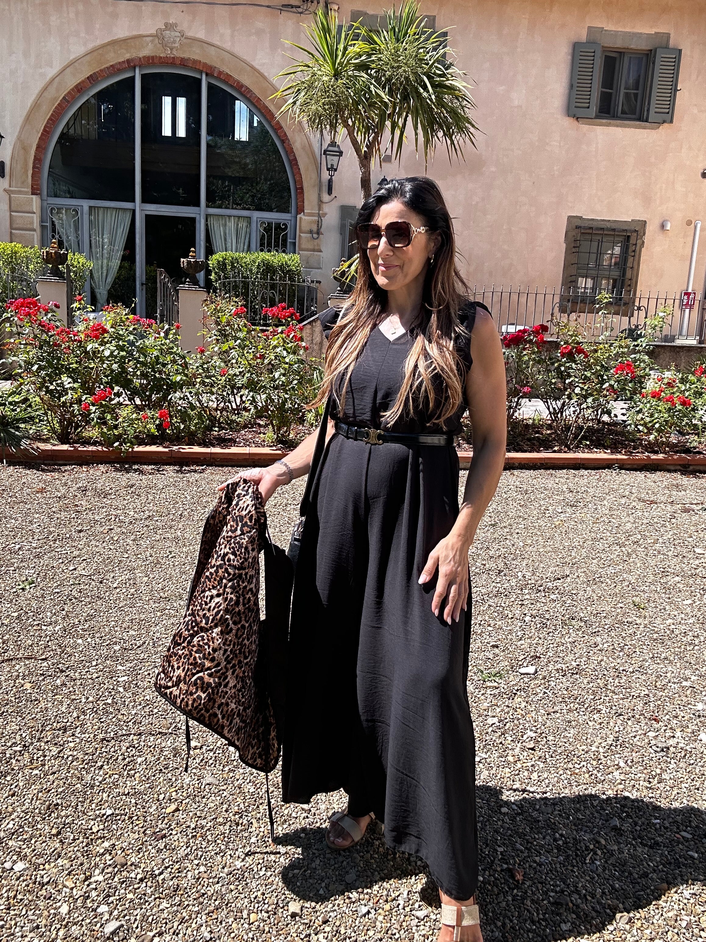 Justine Black Frill Sleeve Jumpsuit - Image 9