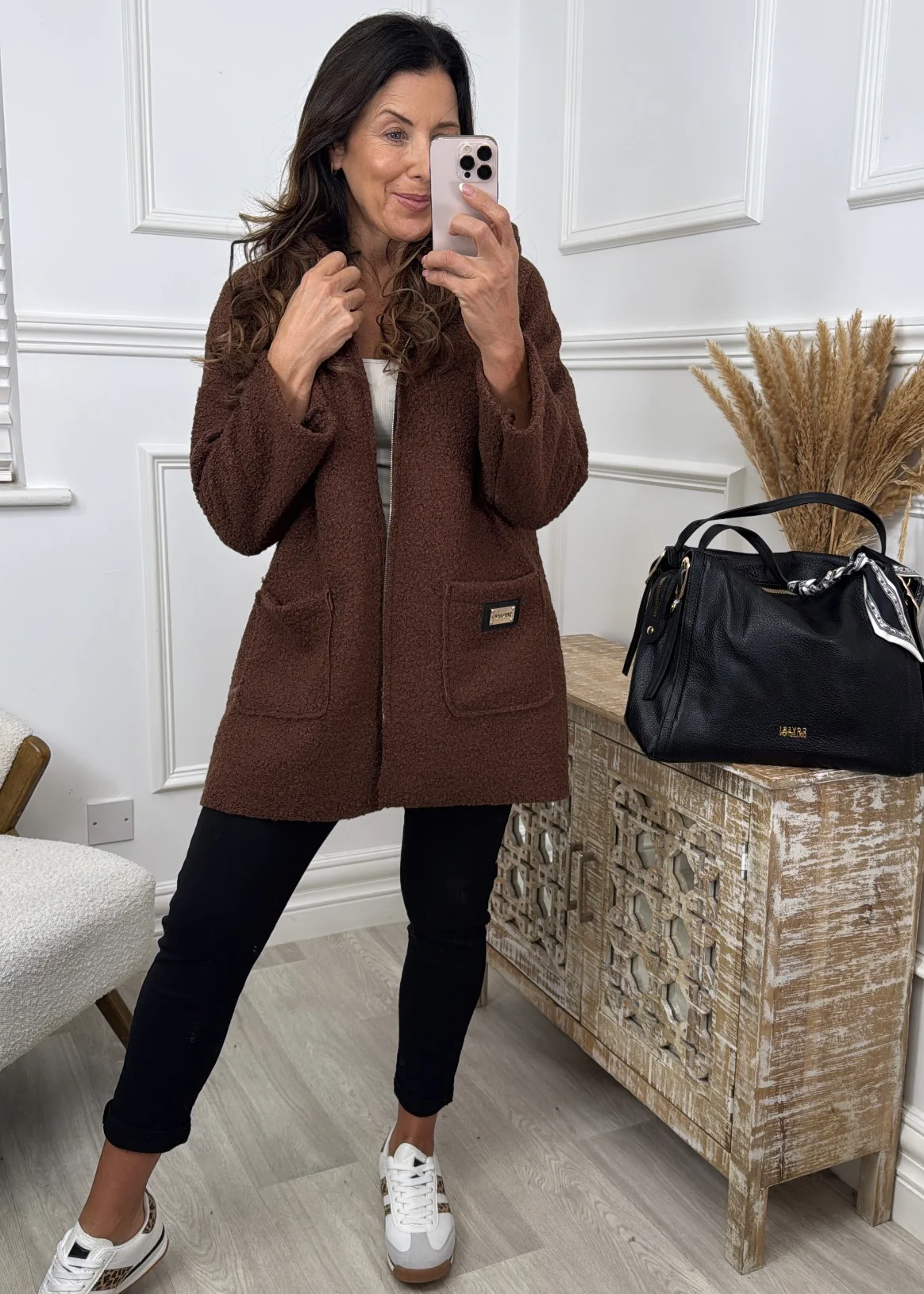 Kylie Brown Hooded Coatigan - Image 4