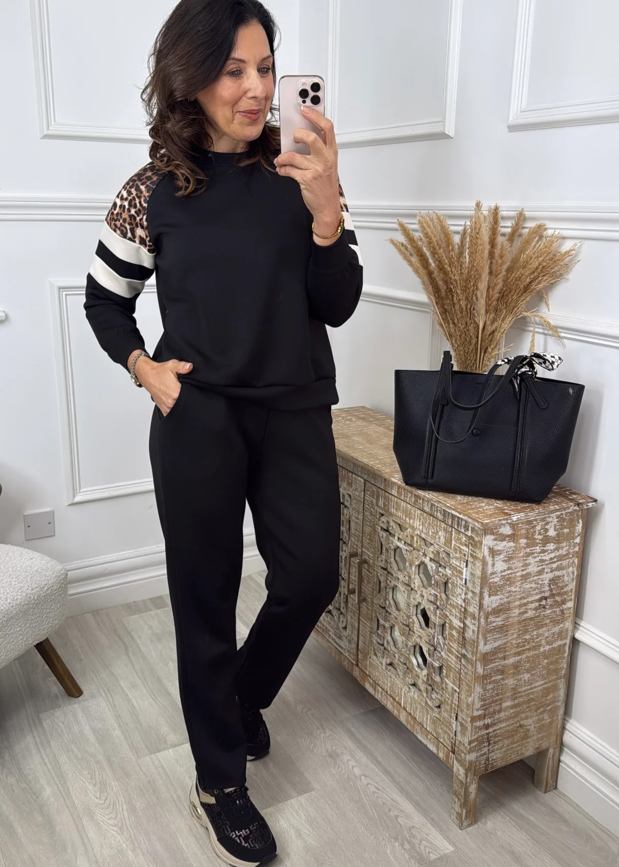 Livia Black Leopard Inserts Set - Image 6