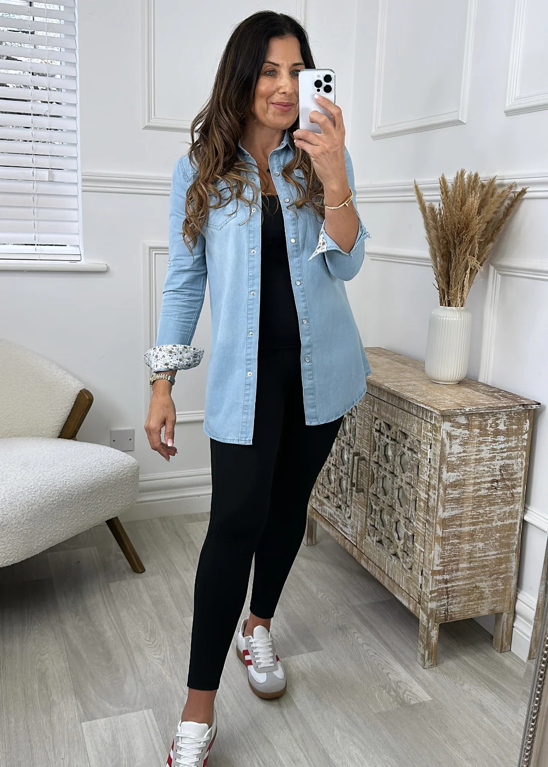 Lorena Light Denim Shirt - Image 2