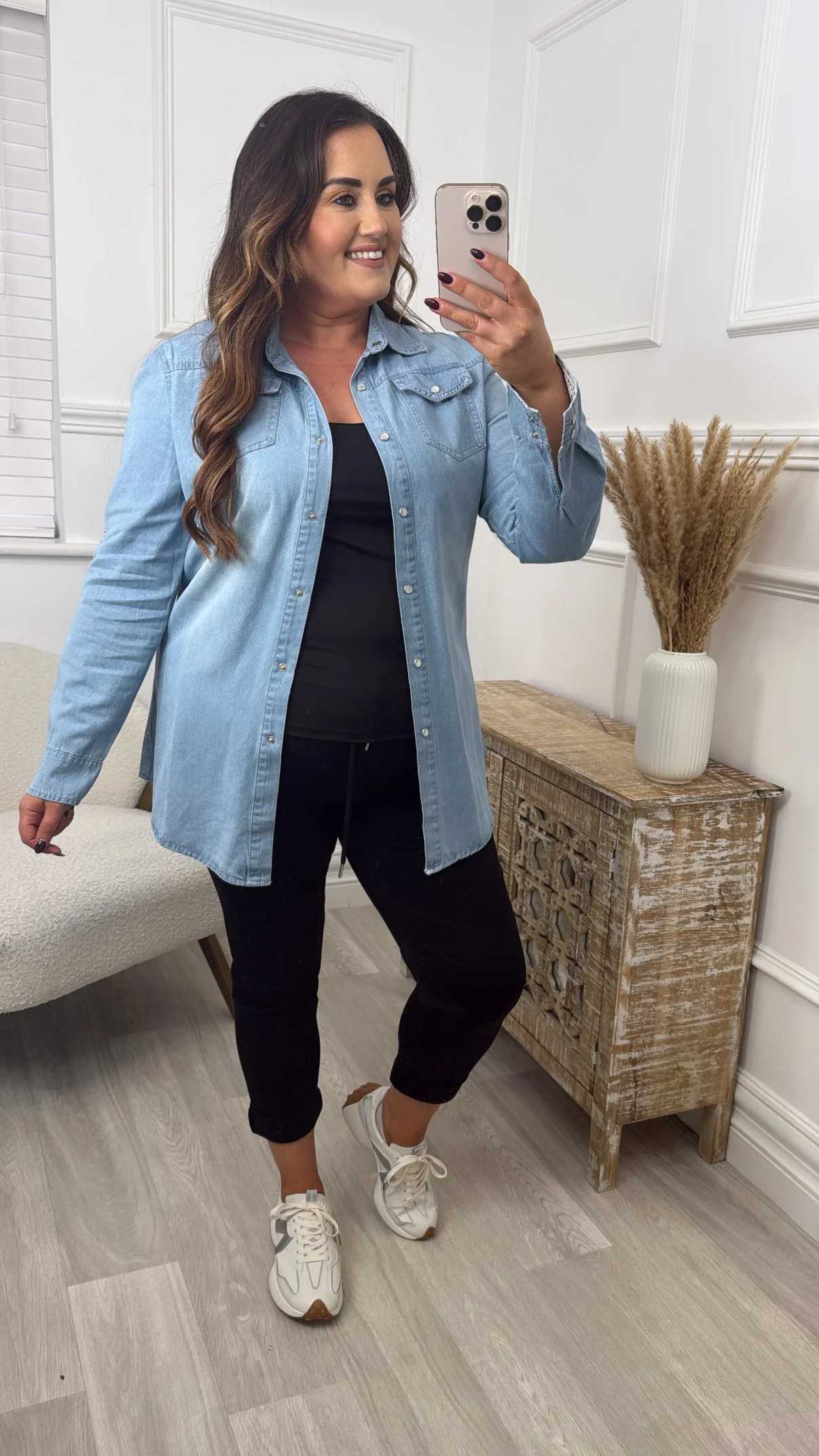 Lorena Light Denim Shirt - Image 4