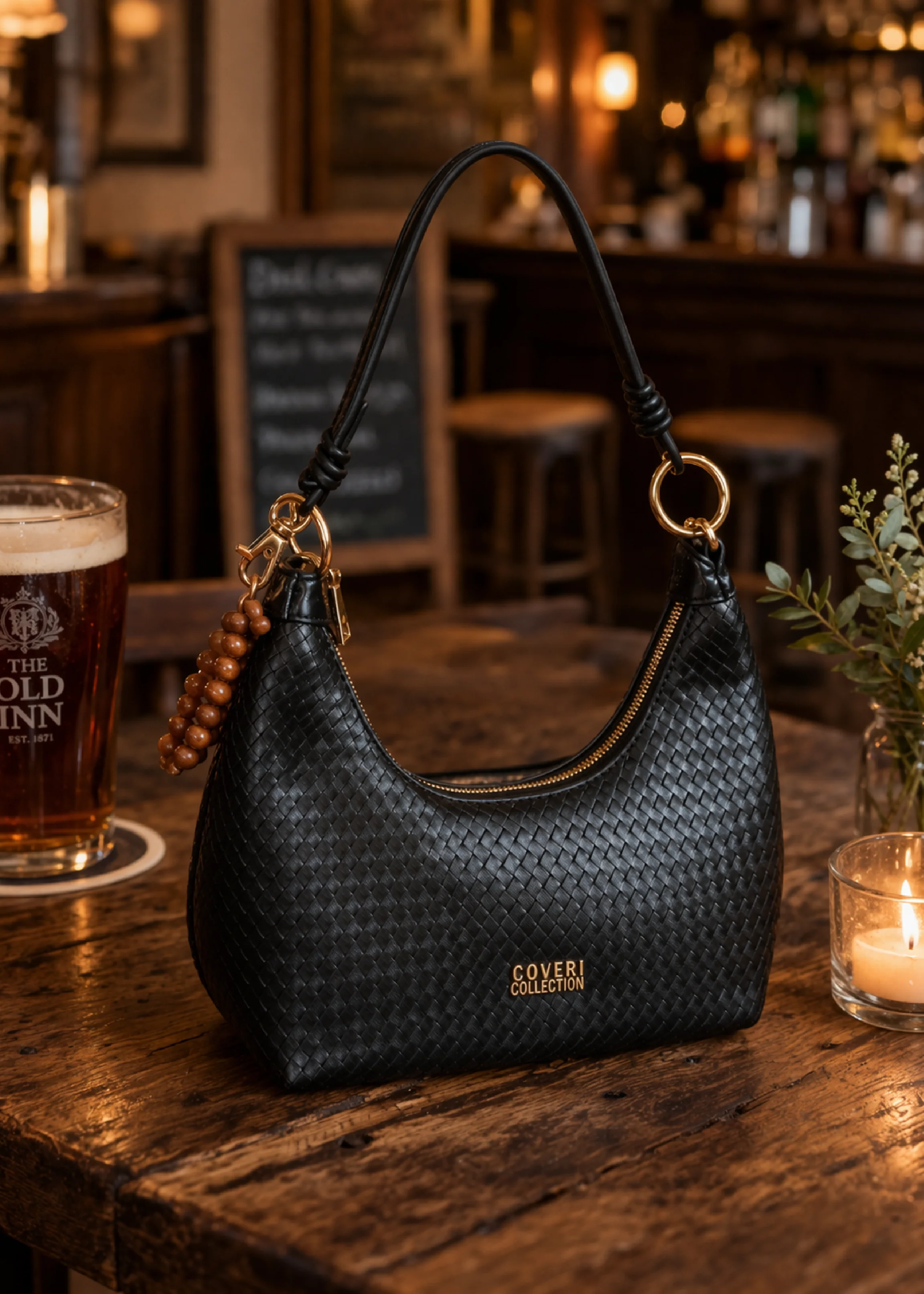 Maisy Black Shoulder Bag