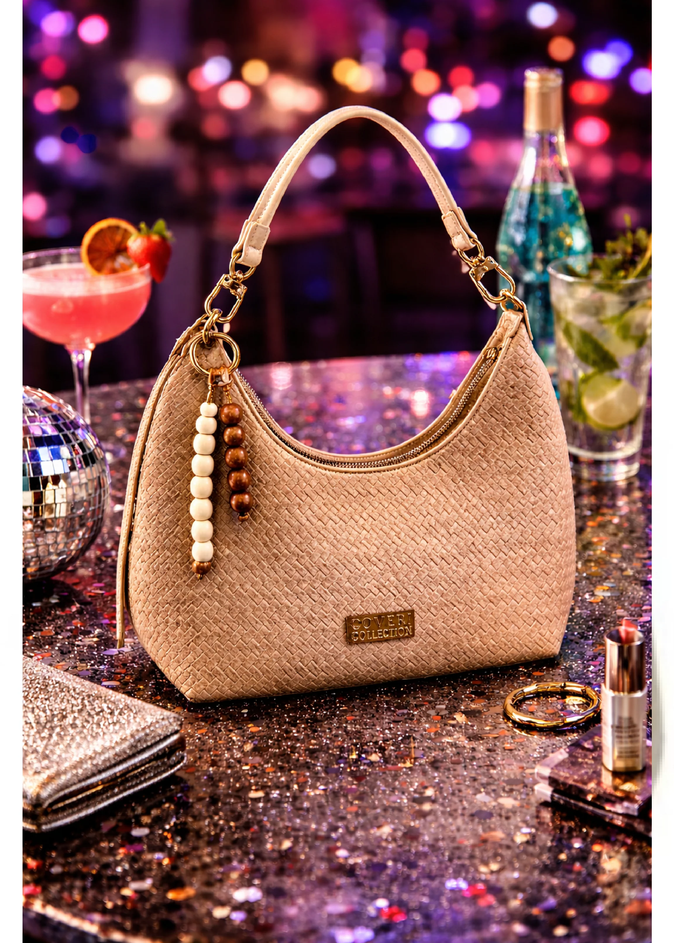 Maisy Taupe Shoulder Bag