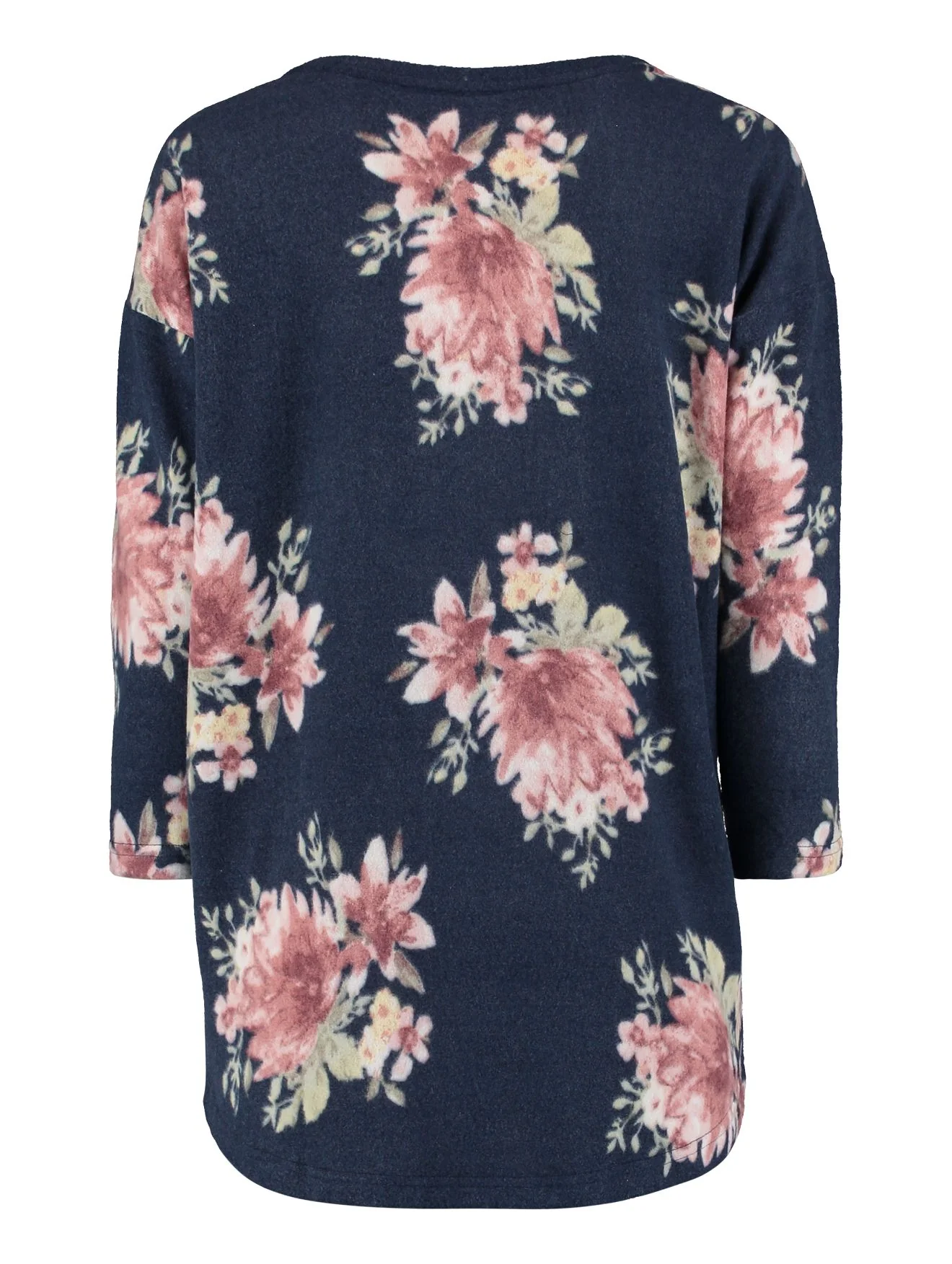 Mia Navy Flower Top - Image 7