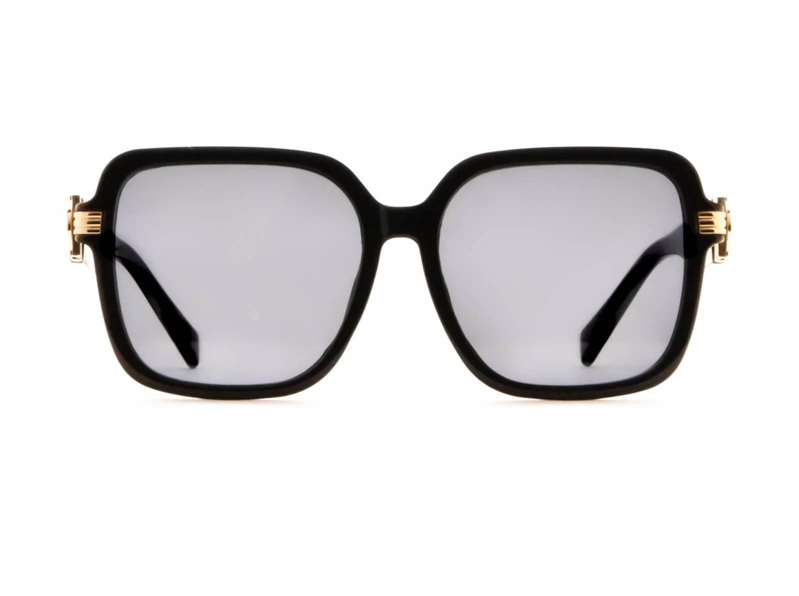Myra Black Gold Side Detail Sunglasses - Image 2