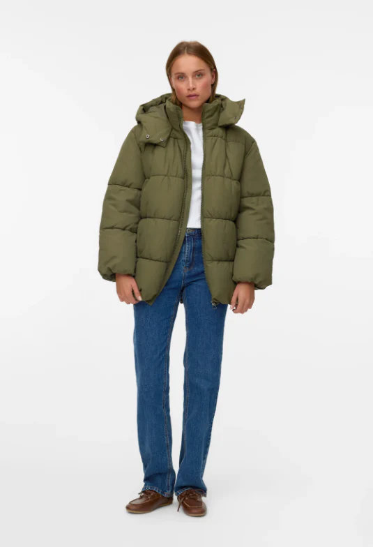 Nio Green Puffer Jacket - Image 4