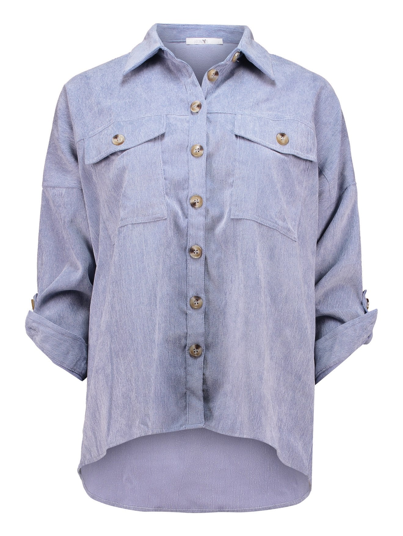 Ronja Blue Pocket Shirt - Image 4