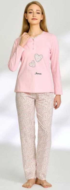 Shania Pink Heart Pajama - Image 5