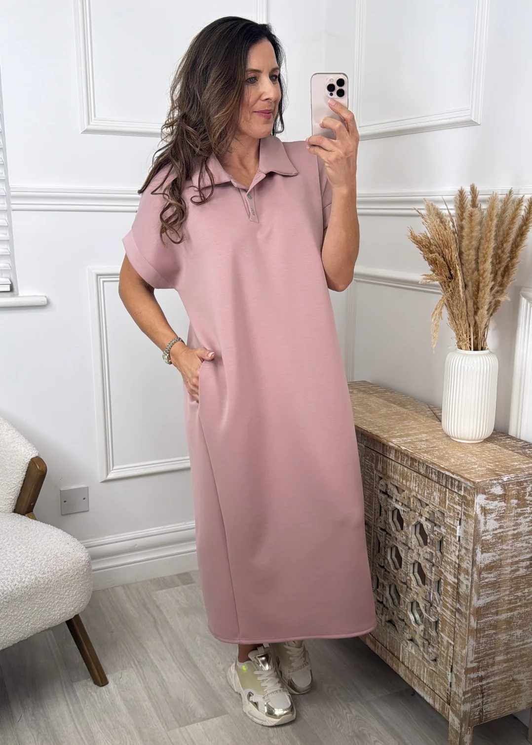 Sinead Mokka Kaftan Dress