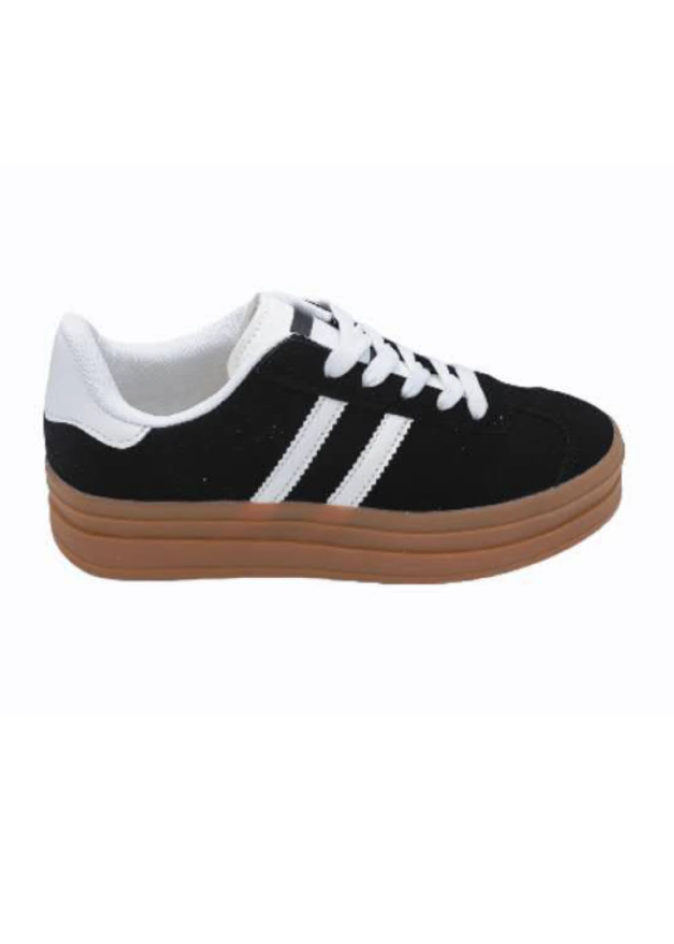 Stefany Black Suede Sneakers - Image 3