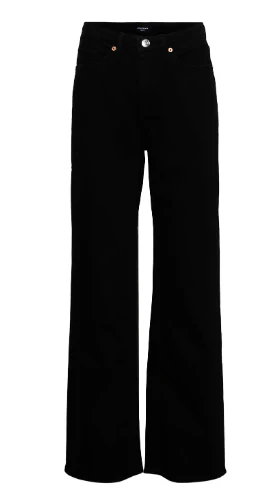 Tessa Black High Rise Wide Leg Jeans - Image 6