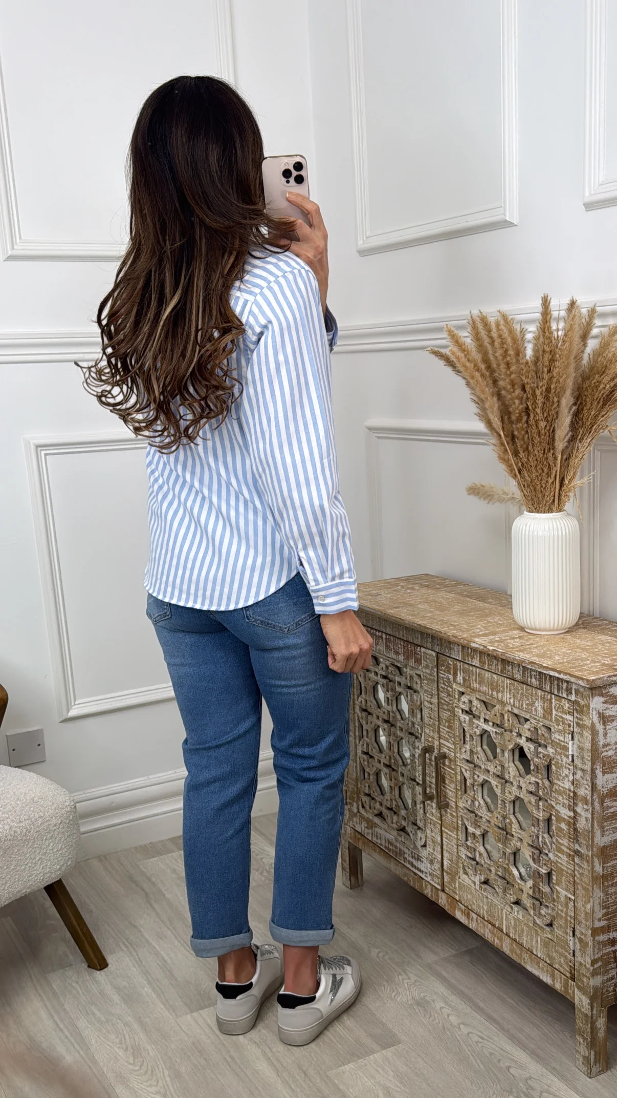 Wendy Blue Stripe Shirt - Image 5